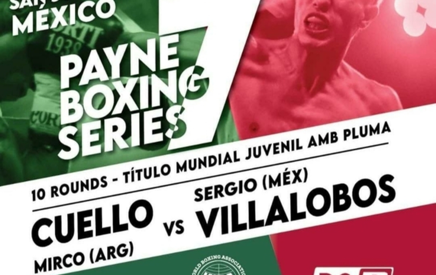 Vamos Mirco. 7&deg; pelea profesional y por un t&iacute;tulo.