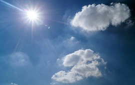 Imagen de Calor y algunas nubes para el &uacute;ltimo feriado antes de navidad