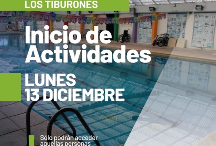 Imagen de Inicio de actividades el lunes 13 de diciembre