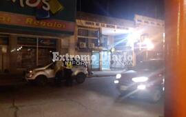 Agentes municipales en zona centro.