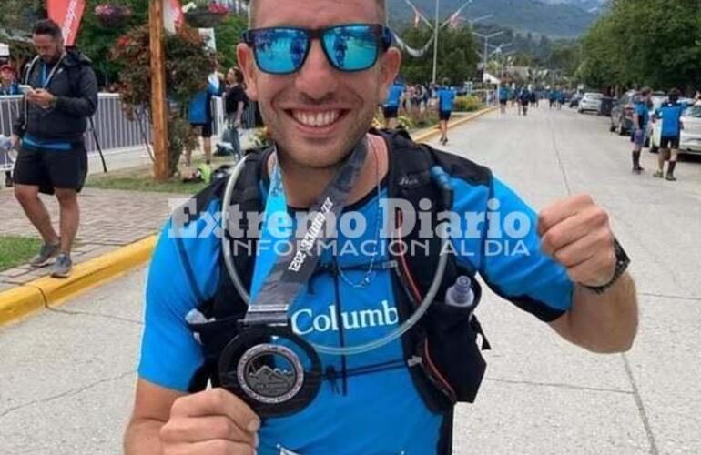 Imagen de Alejandro García participó de la 19º edición de la carrera El Cruce de los Andes en Villa La Angostura