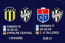 1° División y Sub 21 ya conocen días y horarios de las finales de ida.