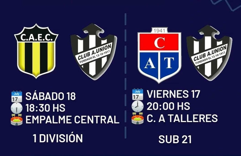 1° División y Sub 21 ya conocen días y horarios de las finales de ida.