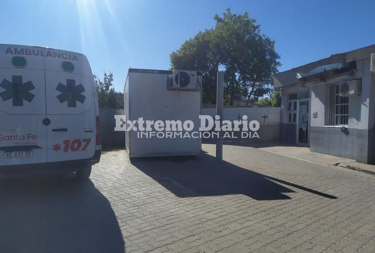 Imagen de Tuvo un grave accidente con la amoladora y lo trasladaron rápidamente a Rosario