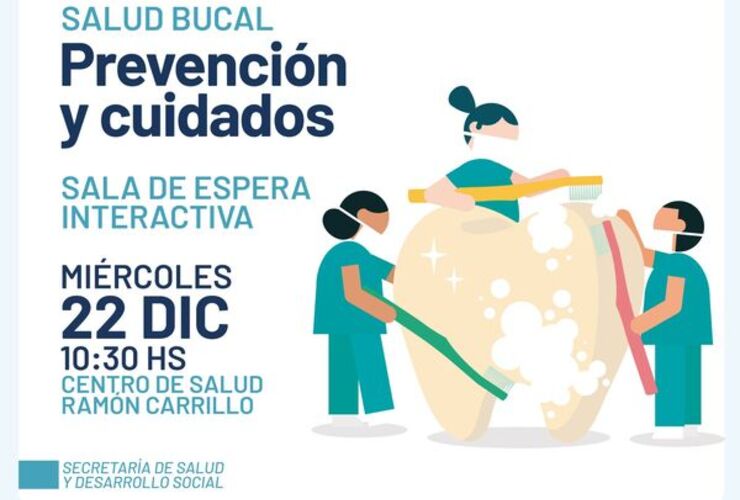 Imagen de Salud bucal: Prevención y cuidados en la sala interactiva del Ramón Carillo