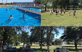 Imagen de Inici&oacute; la Colonia de vacaciones del Club Libertad de General Lagos