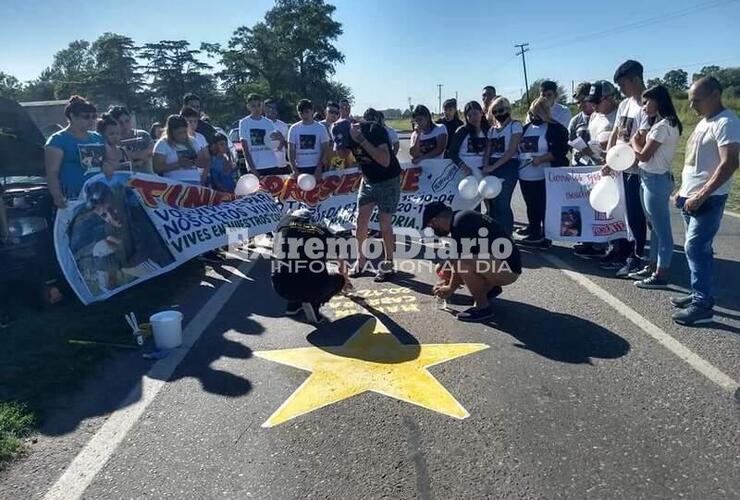 El acto se realizó esta mañana en el lugar del accidente