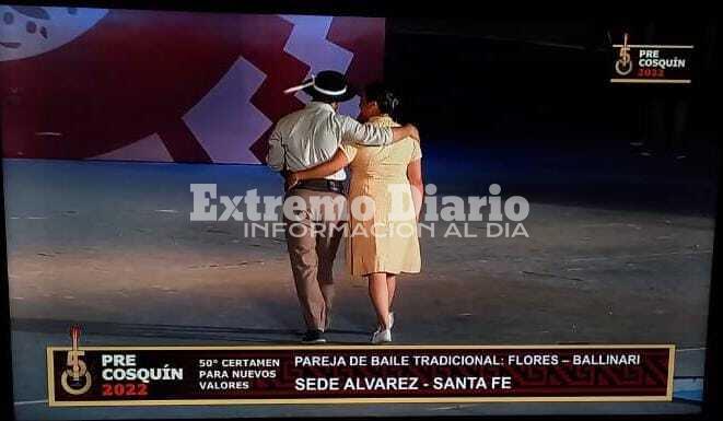 Jesica Flores y Maxi Ballinari en Cosquin