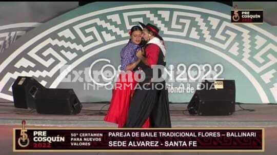 Jesica Flores y Maxi Ballinari en Cosquin