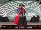 Jesica Flores y Maxi Ballinari en Cosquin