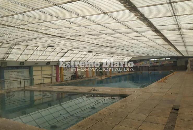 Imagen de Tiburones: Litoral Gas volvi&oacute; a inspeccionar la pileta y el lunes podr&iacute;an volver las clases