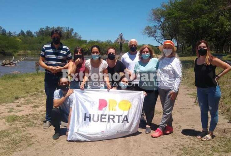 Stangoni junto a promotores regionales