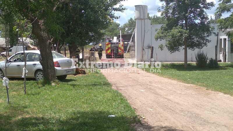 Imagen de Principio de incendio en una f&aacute;brica en Fighiera