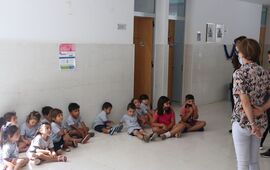 Imagen de Se realiz&oacute; la sala interactiva sobre prevenci&oacute;n y cuidados en la salud bucal en el "Ram&oacute;n Carrillo"