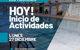 Imagen de Hoy se inician las actividades en el Complejo Integral Los Tiburones