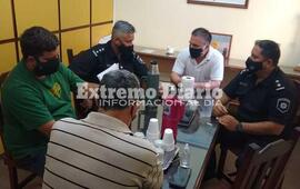 Imagen de Reuni&oacute;n con el Inspector de 8va Zona, Comisario Pablo Vergara