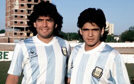 Diego y Hugo Maradona