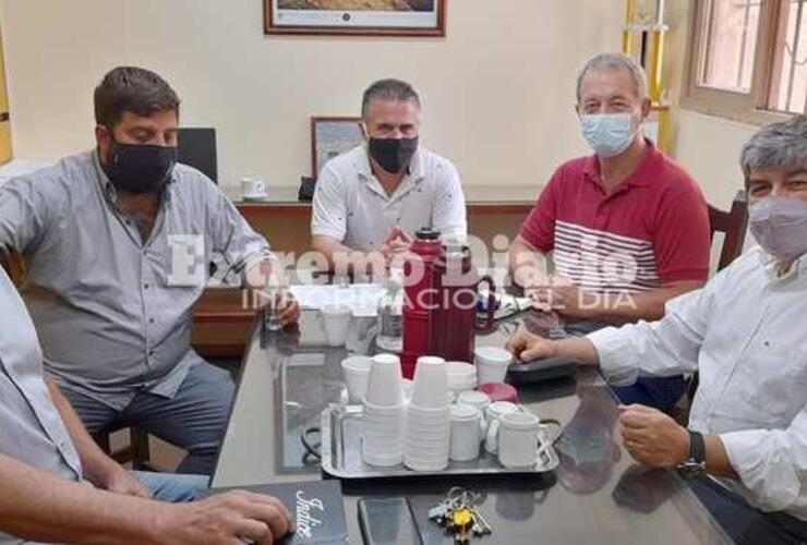 Imagen de Reunión con el Interventor del Hospital Nº 50, Pablo Rossi