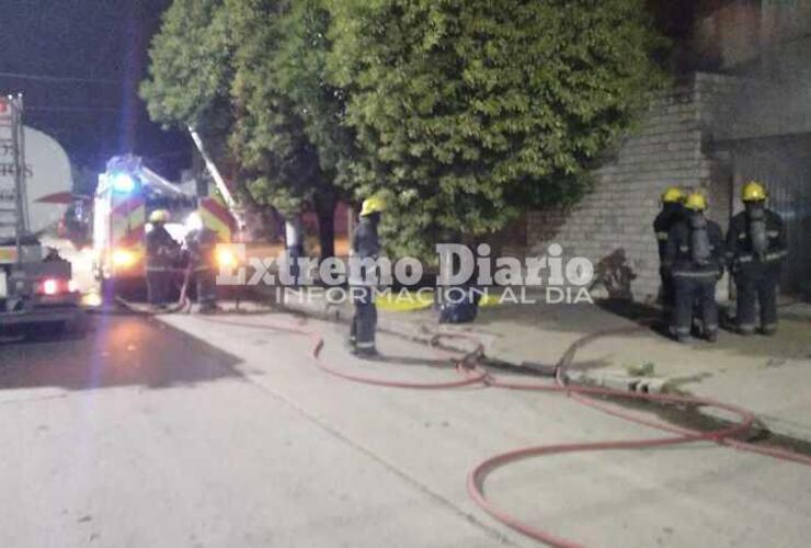 Imagen de Bomberos convocados por un incendio