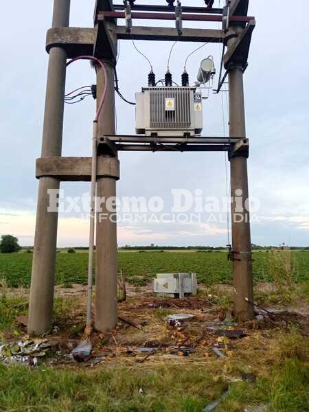 Imagen de Detuvieron a cuatro personas cuando intentaban robar transformadores de la Epe