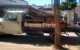 Hubo cinco demorados por trasladar restos de los transformadores