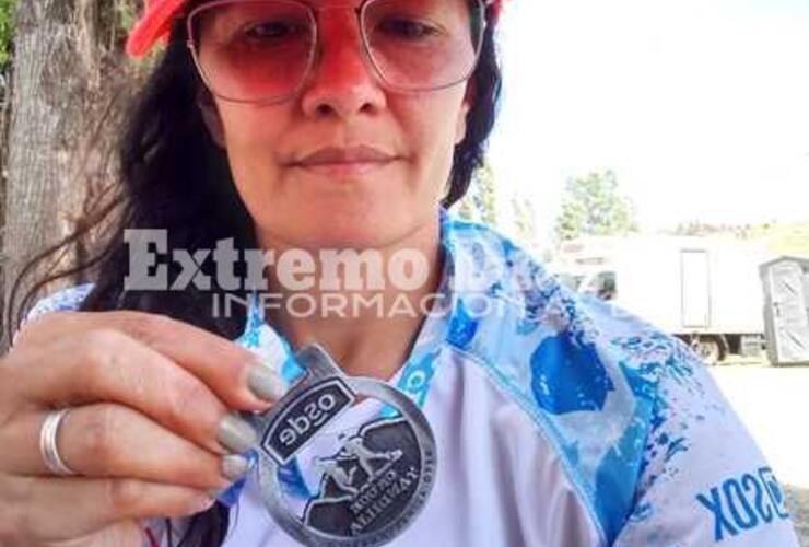 Imagen de Juana Miño participó del Cruce Tandilia 2022