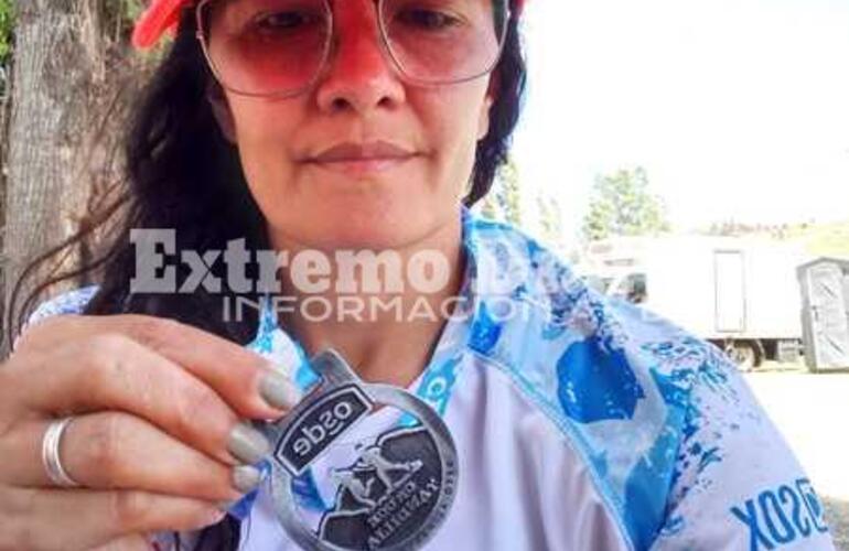 Imagen de Juana Miño participó del Cruce Tandilia 2022