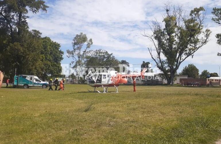 Asistieron incluso en los arribos de UTV al Hospital