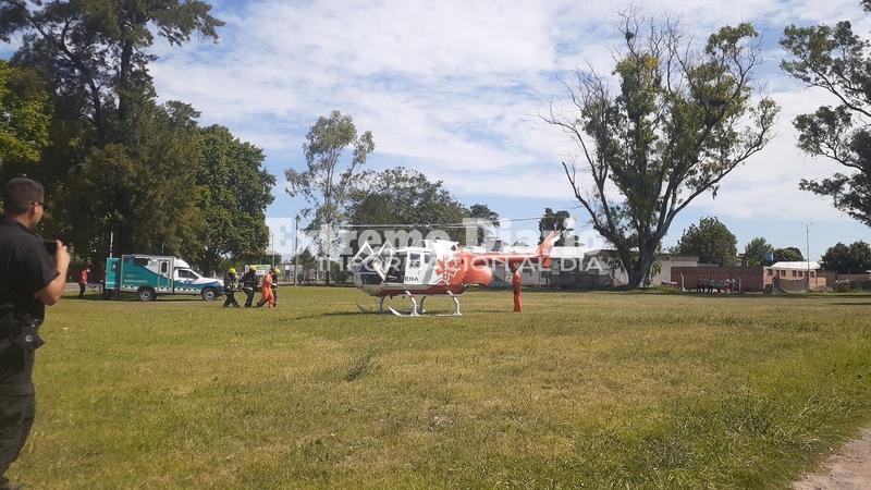 Asistieron incluso en los arribos de UTV al Hospital