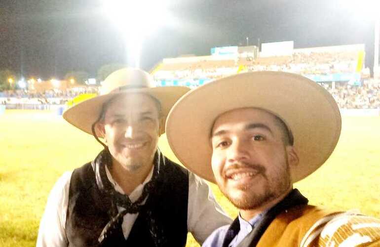 El joven relator se lució en el tradicional festival