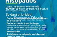 Imagen de Operativo de hisopados en la Secretaría de Salud