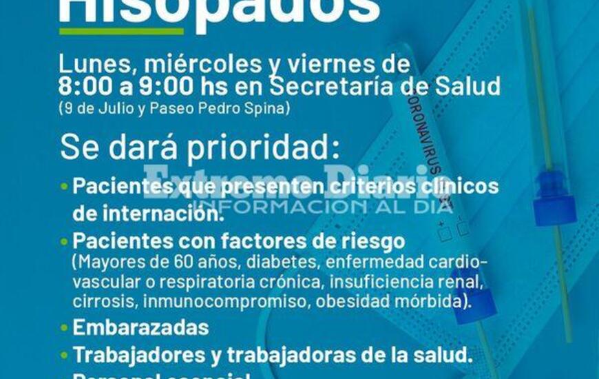 Imagen de Operativo de hisopados en la Secretar&iacute;a de Salud