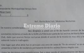 Carr presentada por vecinos del Bote Club