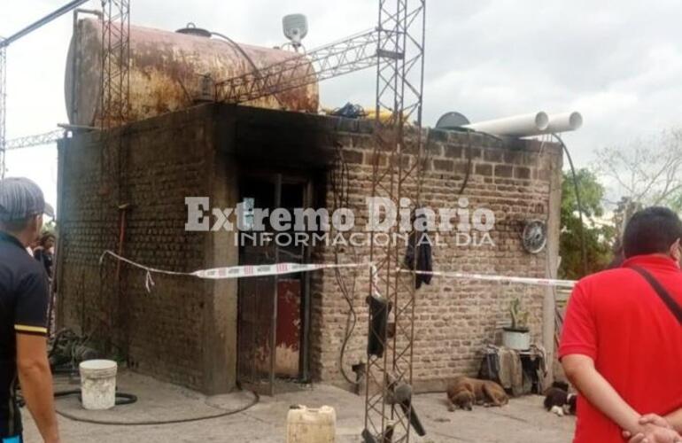 Imagen de Incendio en un lavadero: Una persona fallecida