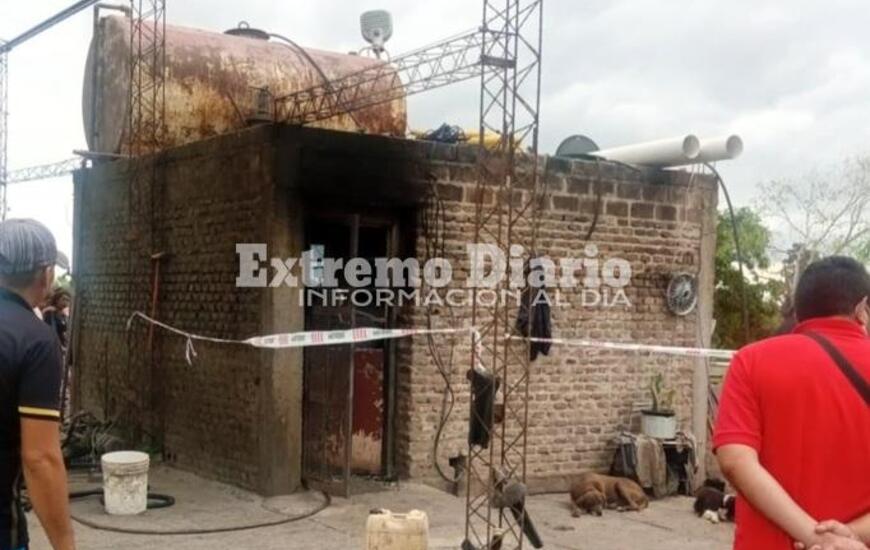 Imagen de Incendio en un lavadero: Una persona fallecida