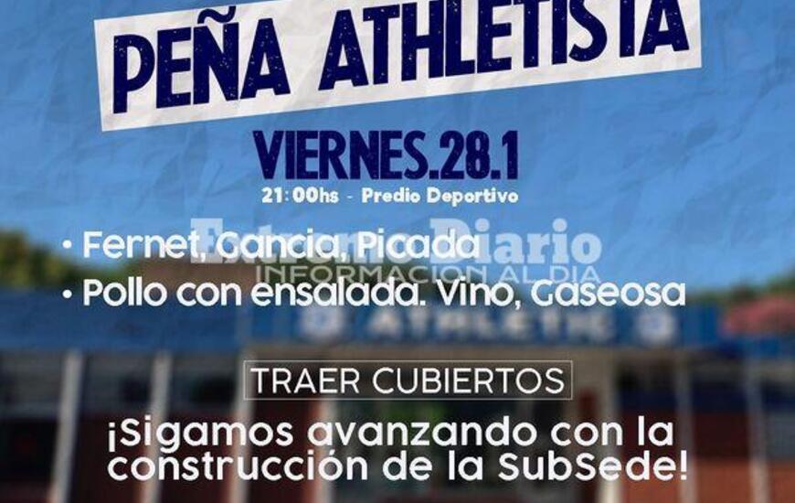 Imagen de Pe&ntilde;a Athletista para avanzar con la construcci&oacute;n de la Sub Sede