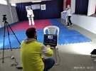 Las imágenes fueron tomadas en el gimnasio de Talleres.