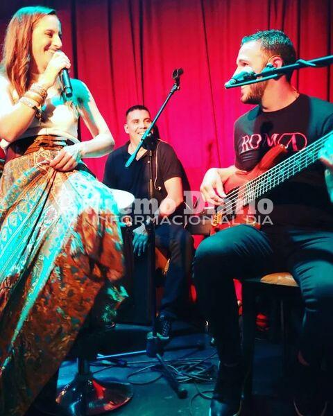 Junto a Nati Pastorutti en Carlos Paz