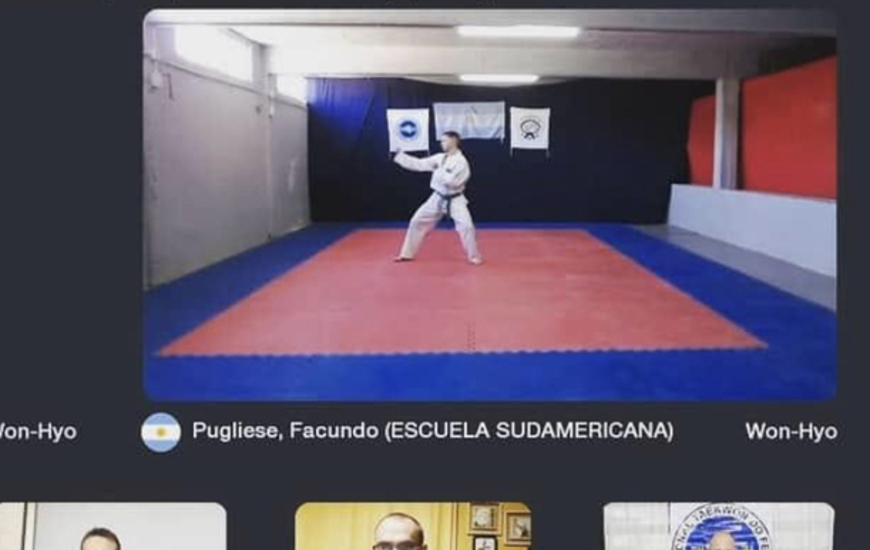 Imagen de Copa del Mundo: Facundo Pugliese se consagr&oacute; Campe&oacute;n en Formas Individual, categor&iacute;a 6ta Gups Adultos.