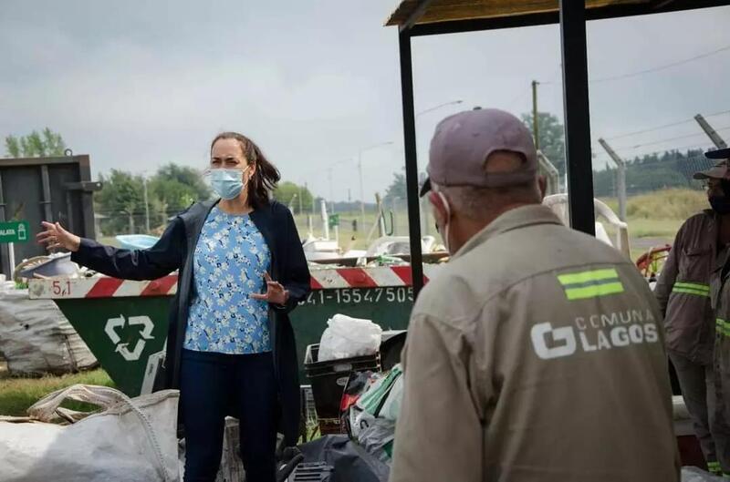 La funcionaria recorri&oacute; la Planta de Recupero de Residuos y particip&oacute; de actividades.