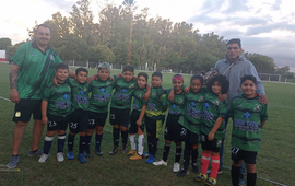 Imagen de Jornada amistosa de f&uacute;tbol infantil entre Manos Dadas y Club A. Pav&oacute;n.