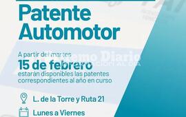 Imagen de Este martes comenzar&aacute; la entrega de patentes