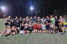 La primera división entrena junto a la Sub 18.