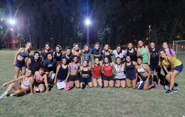 La primera divisi&oacute;n entrena junto a la Sub 18.