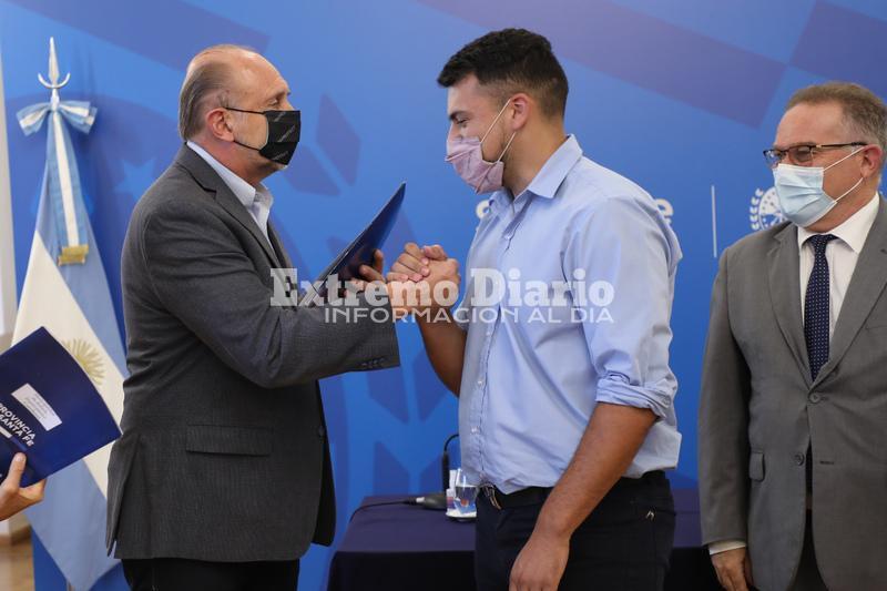 Perotti encabez&oacute; la firma de convenio