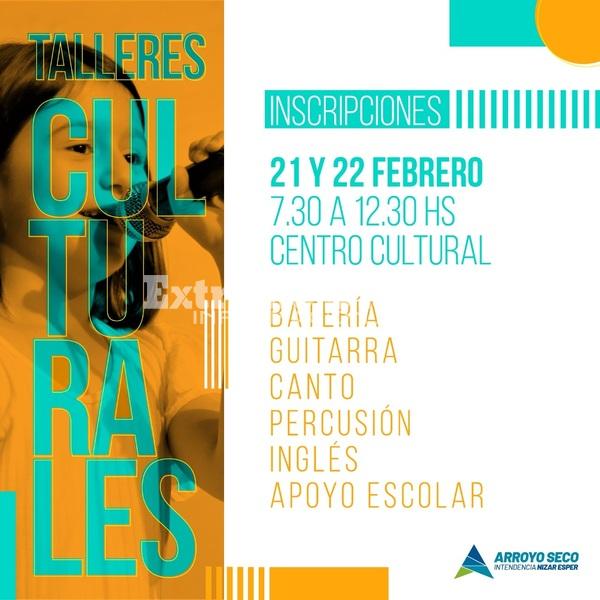 Imagen de Inscripci&oacute;n a los Talleres Culturales