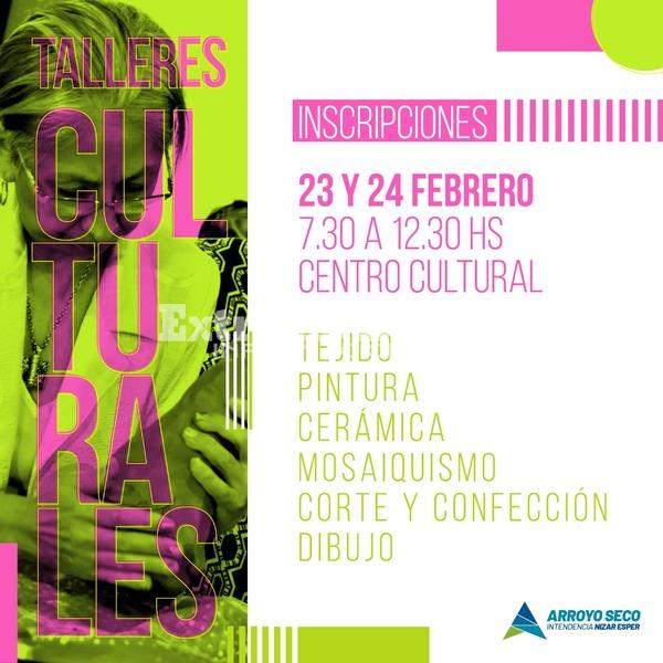 Imagen de Inscripci&oacute;n a los Talleres Culturales