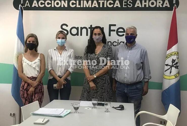 Imagen de El Intendente mantuvo una reunión de trabajo con la Ministra de Ambiente y Cambio Climático, Erika Gonnet