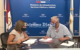 Imagen de Nizar Esper se reuni&oacute; con la Ministra de Infraestructura y H&aacute;bitat, Silvina Frana