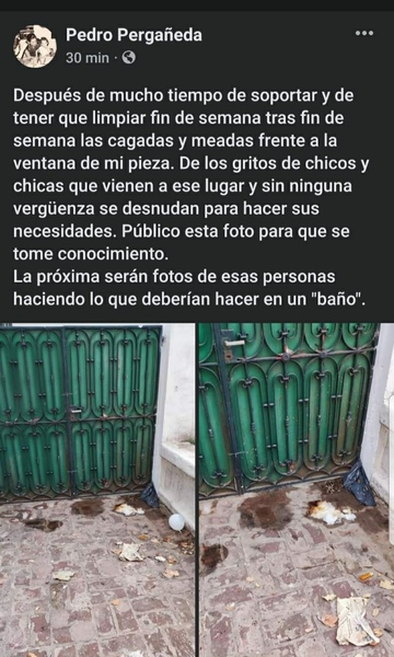El posteo con imagen que comparti&oacute; el Padre en su cuenta de Facebook.